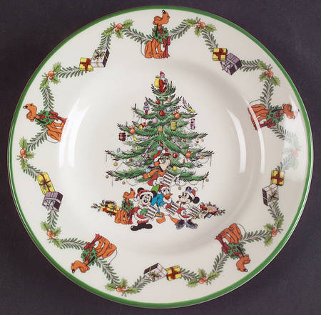Disney Christmas Tree Celebration Canape Plate