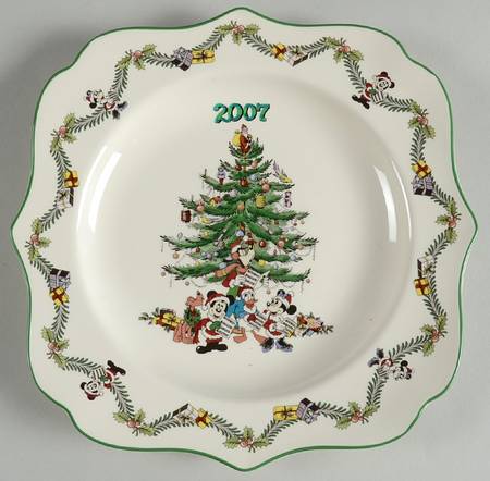 Disney Christmas Tree Celebration 2007 Collector Plate