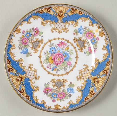 Sheraton Blue (Smooth) Bread & Butter Plate