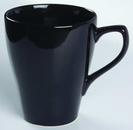 Contour Black Mug