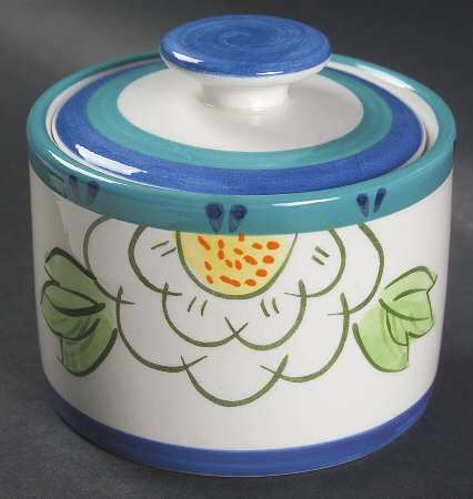 Daisy Parade Sugar Bowl & Lid