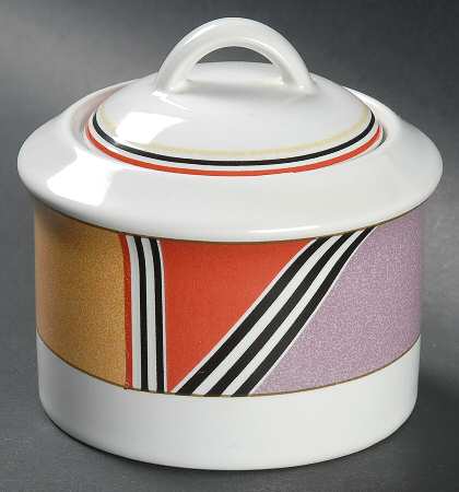Eastside Red Sugar Bowl & Lid