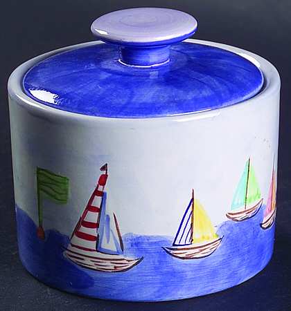 Mainsail Sugar Bowl & Lid