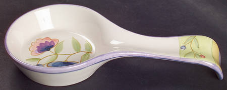 Provence Garden Spoon Rest/Holder (Holds 1 Spoon)