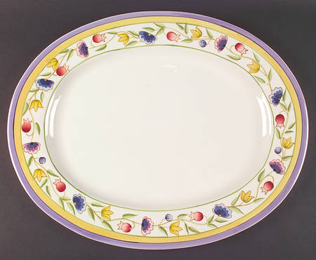 Provence Garden 20" Oval Serving Platter