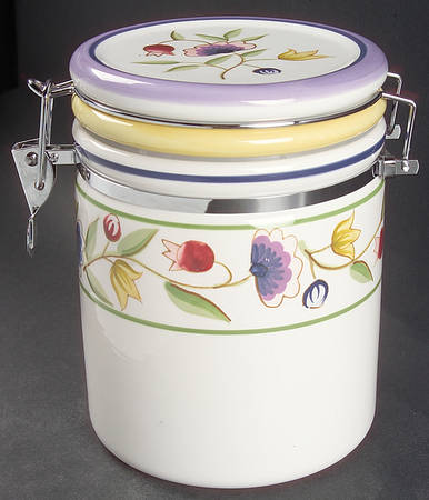 Provence Garden Medium Canister & Lid
