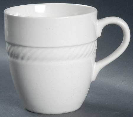 Braid White Mug