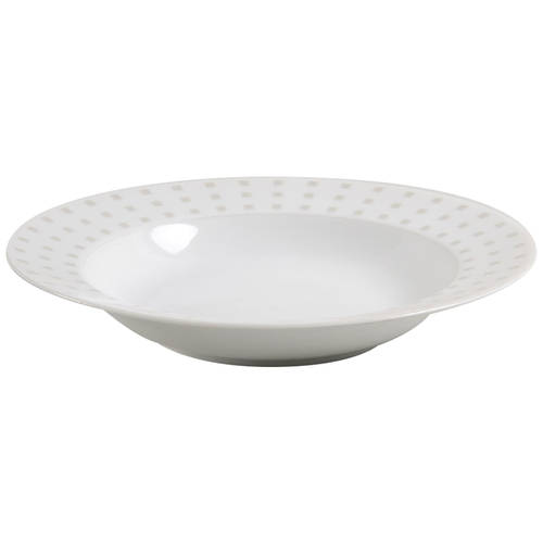 Avenue Taupe Rim Soup Bowl