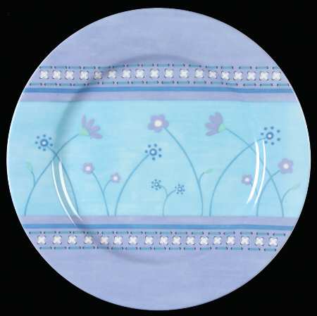 Blue Meadow Salad Plate