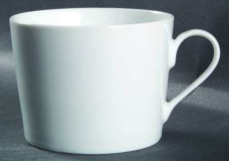 Calais White Flat Cup