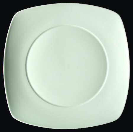 Calais White 12" Chop Plate (Round Platter)
