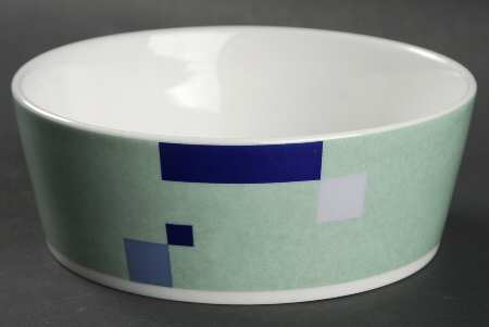 Color Chip Blue Coupe Soup Bowl