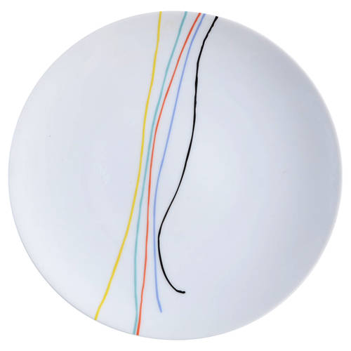 Color Threads Salad Plate
