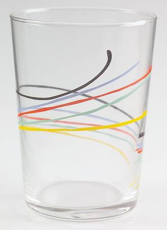 Color Threads 17 Oz Glassware Double Old Fashion