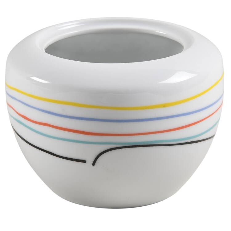 Color Threads Sugar Bowl No Lid