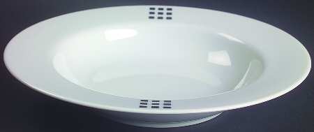 Cubic Escape Large Rim Soup Bowl