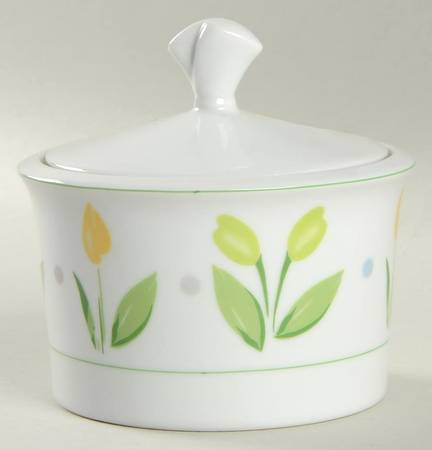 Garden Patch Sugar Bowl & Lid