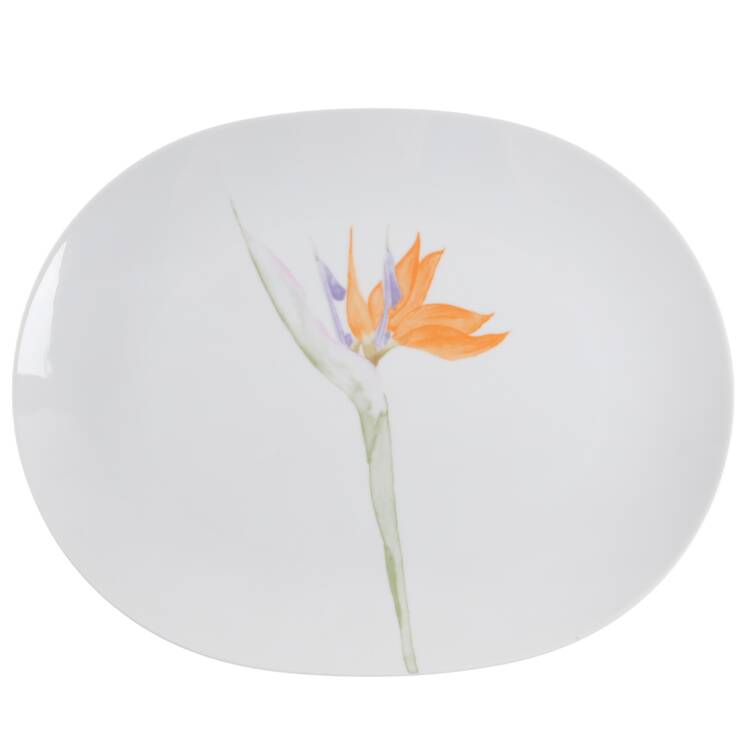 Hawaiian Song 14" Oval Serving Platter