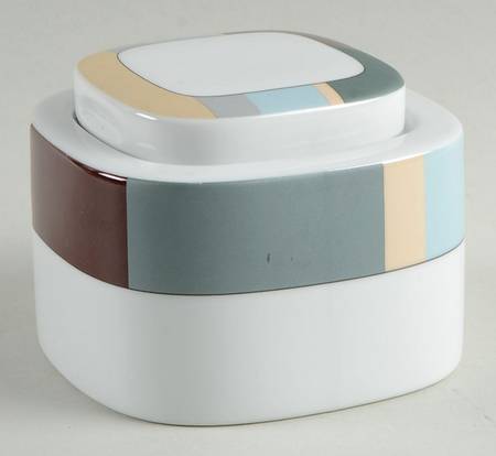 Band Width Sugar Bowl & Lid