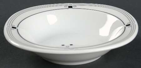 Tuxedo Square Rim Fruit/Dessert (Sauce) Bowl