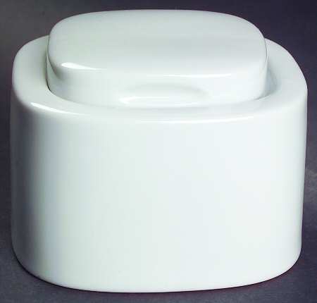 Studio White Sugar Bowl & Lid