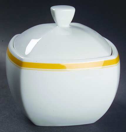 Accent Mango (Yellow) Sugar Bowl & Lid