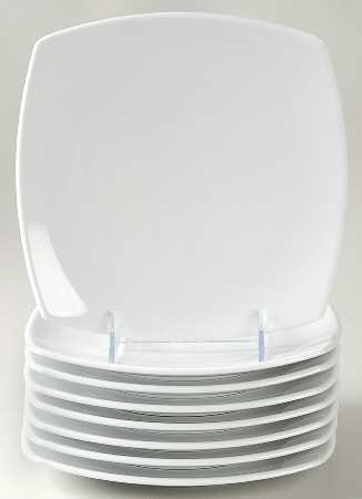 Hospitality White (Set of 8) Salad Plates
