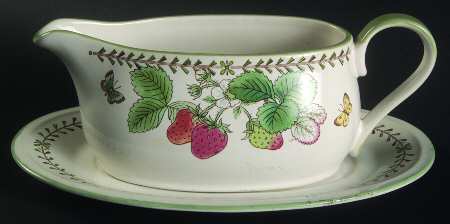 Garden Jubilee Gravy Boat & Underplate