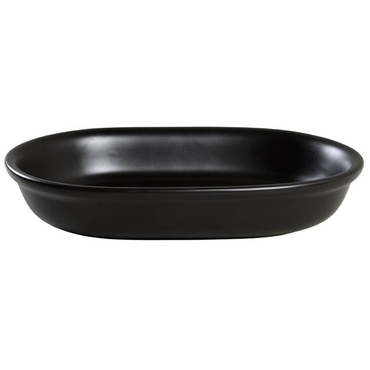 Jet Black Large Oval Baker by Studio Nova