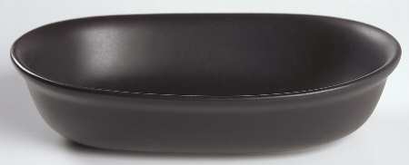 Jet Black 8" Oval Baker by Studio Nova
