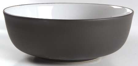 Jet Black 9" Round Vegetable Bowl by Studio Nova