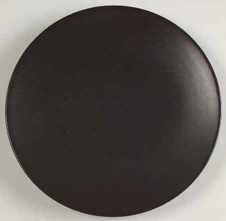Jet Black Accent Salad Plate