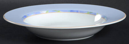 Parisian Cafe Large Rim Soup Bowl