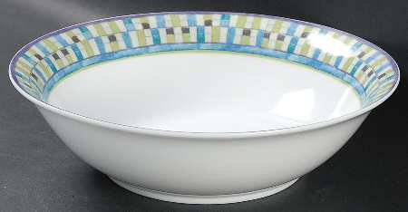 Venetian Mosaic 9" Round Vegetable Bowl