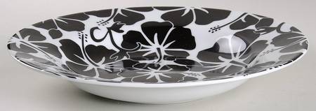 Aloha Black 11" Individual Pasta Bowl