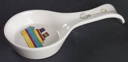Yacht Race Spoon Rest/Holder (Holds 1 Spoon)