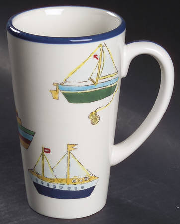 Yacht Race Latte Mug