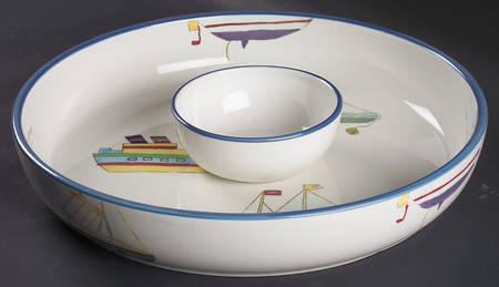 Yacht Race (2 Piece) Chip & Dip Set