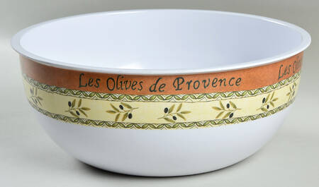 Les Olives 12" Melamine Salad Serving Bowl