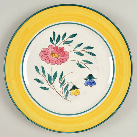 Flora (Terra Rose) Luncheon Plate