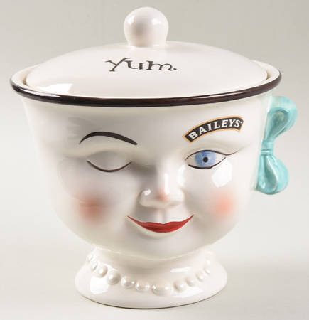 Baileys Cups Cookie Jar & Lid