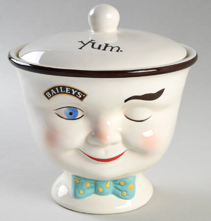 Baileys Cups Cookie Jar & Lid