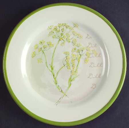 Herb Garden Salad Plate