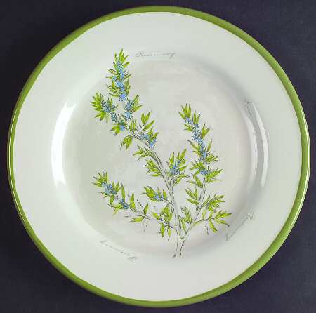Herb Garden Salad Plate