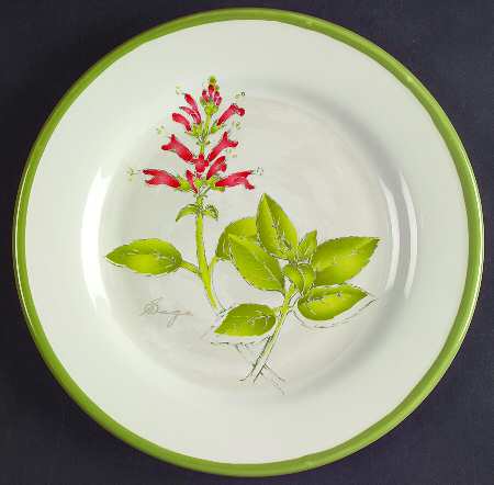 Herb Garden Salad Plate