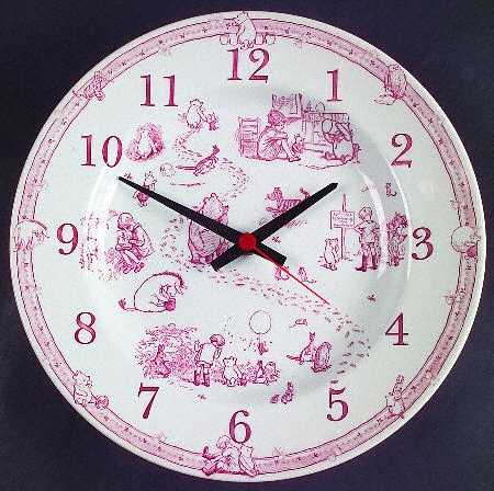 Classic Pooh Discovery (Pink) Clock Plate