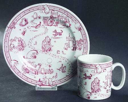 Classic Pooh Discovery (Pink) (2 Piece) Child's Set
