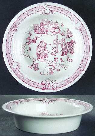 Classic Pooh Discovery (Pink) Porringer