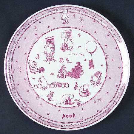 Classic Pooh Discovery (Pink) Wall Plate