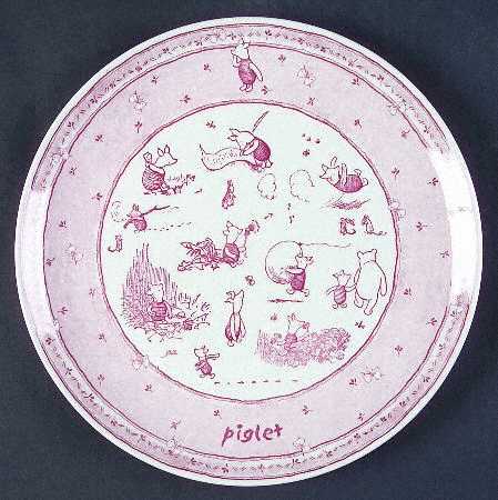 Classic Pooh Discovery (Pink) Wall Plate